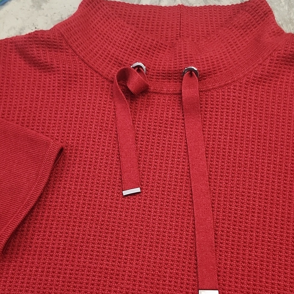 Olsen Womens Cotton Blend Oversized Cowl Neck New Sweater Size 14